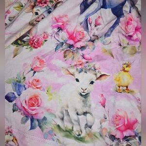 NWT Bums & Roses Sheep Ducklings Horses Whimsical Tank Top Dress 12-18 Months